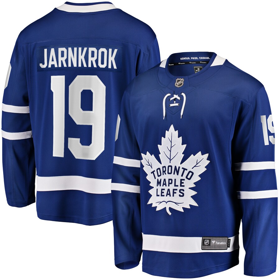 Men's Toronto Maple Leafs Calle Jarnkrok Fanatics Branded Blue Home Breakaway Player Jersey - Puhuasuan