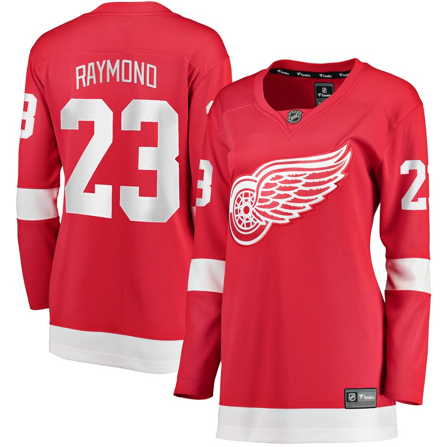 Women's Detroit Red Wings Lucas Raymond Fanatics Branded Red Home Breakaway Player Jersey - Puhuasuan