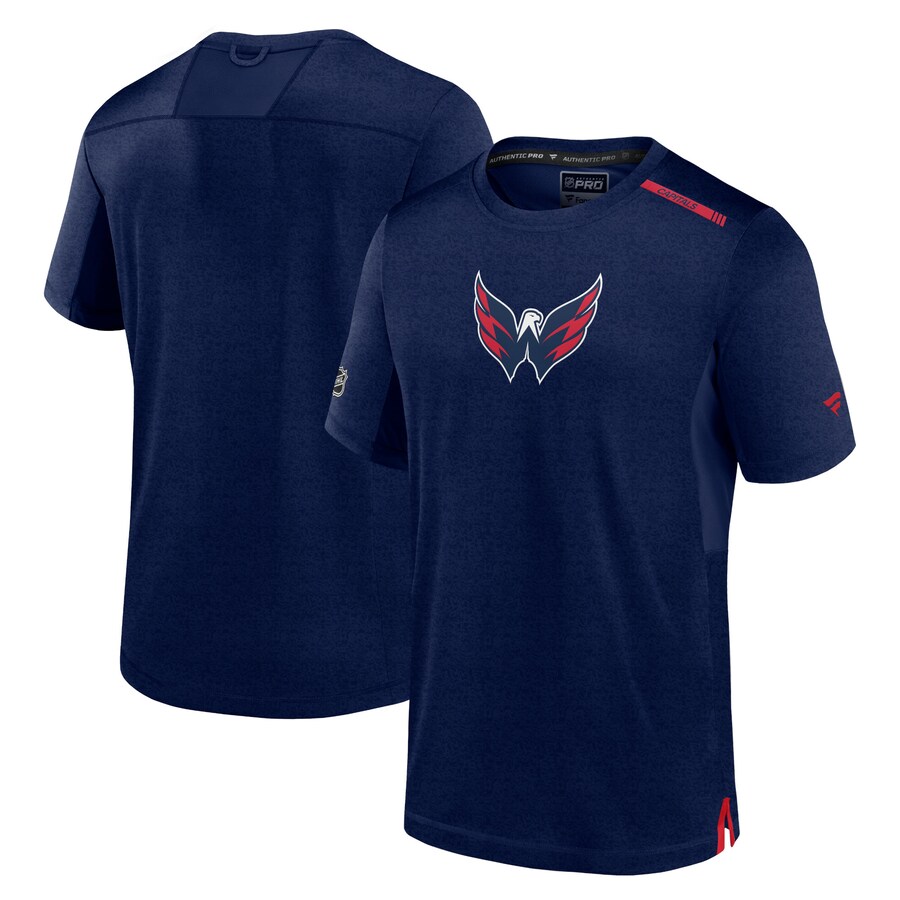 Men's Washington Capitals Fanatics Navy Authentic Pro Performance T-Shirt - Puhuasuan