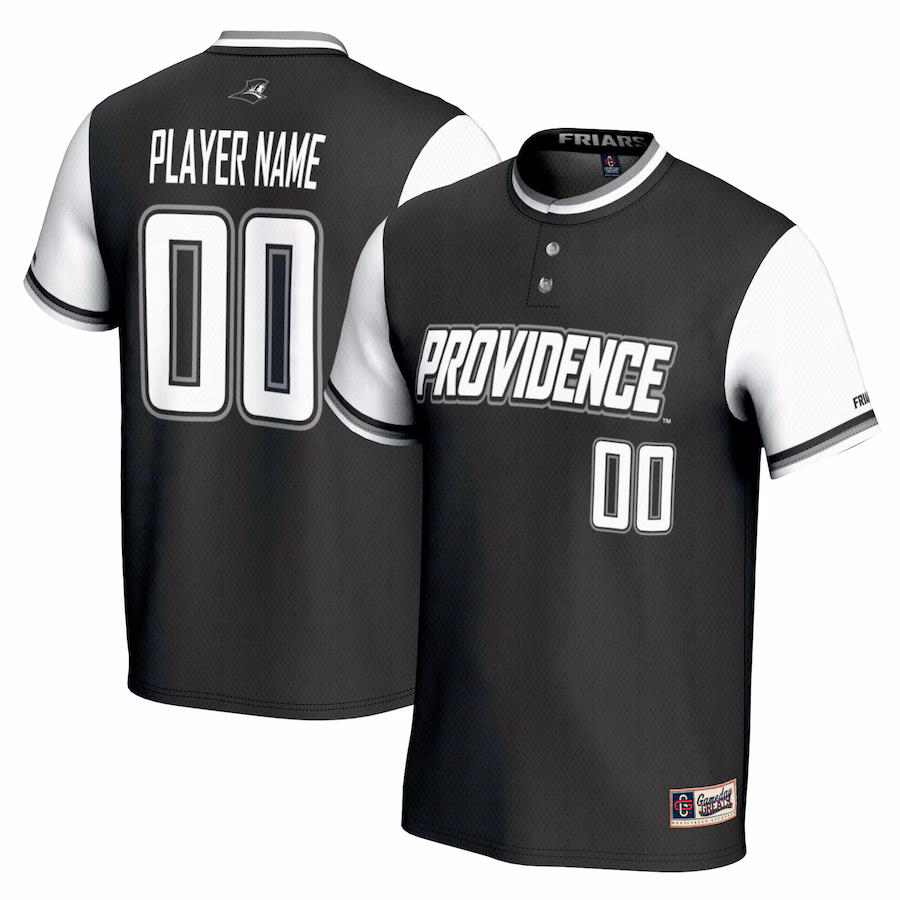 Providence Friars GameDay Greats Youth NIL Pick-A-Player Softball Lightweight Jersey - Black - Puhuasuan