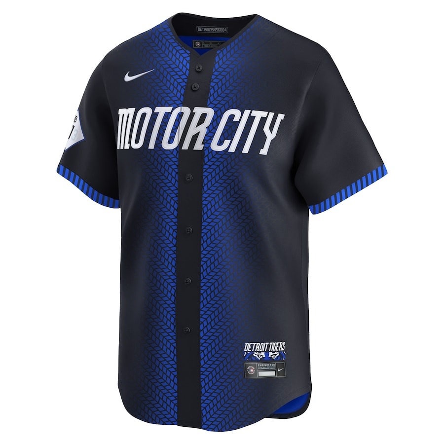 Men's Detroit Tigers Spencer Torkelson Nike Navy 2024 City Connect Limited Jersey - Puhuasuan