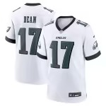 Men's Philadelphia Eagles Nakobe Dean Nike White White Game Jersey - Puhuasuan