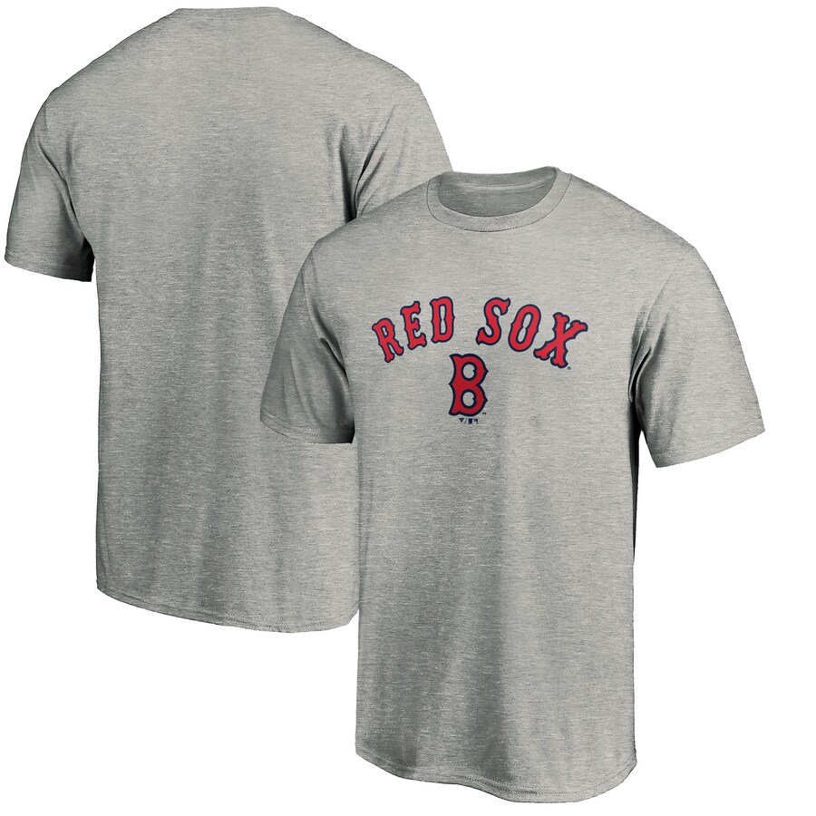 Men's Boston Red Sox Heather Gray Cooperstown Collection Wahconah T-Shirt - Puhuasuan