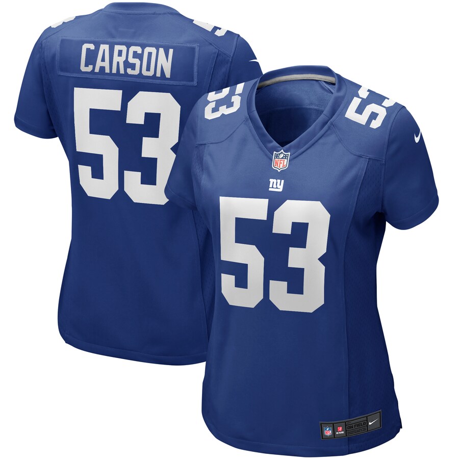 Women's New York Giants Harry Carson Nike Royal Game Retired Player Jersey - Puhuasuan