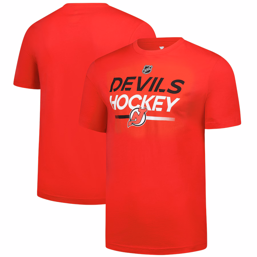 Men's New Jersey Devils Fanatics Red Primary T-Shirt - Puhuasuan
