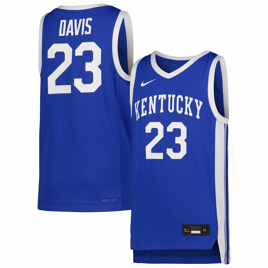 #23 Kentucky Wildcats Nike Youth Icon Replica Basketball Jersey - Royal - Puhuasuan
