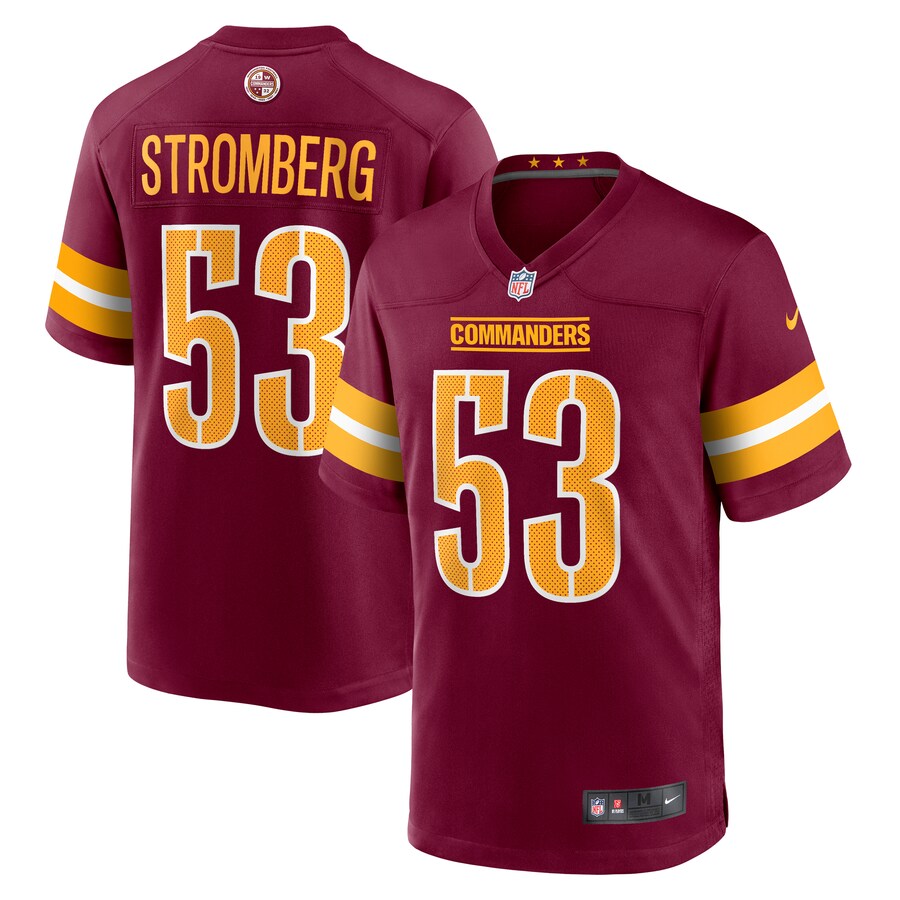 Men's Washington Commanders Ricky Stromberg Nike Burgundy Team Game Jersey - Puhuasuan