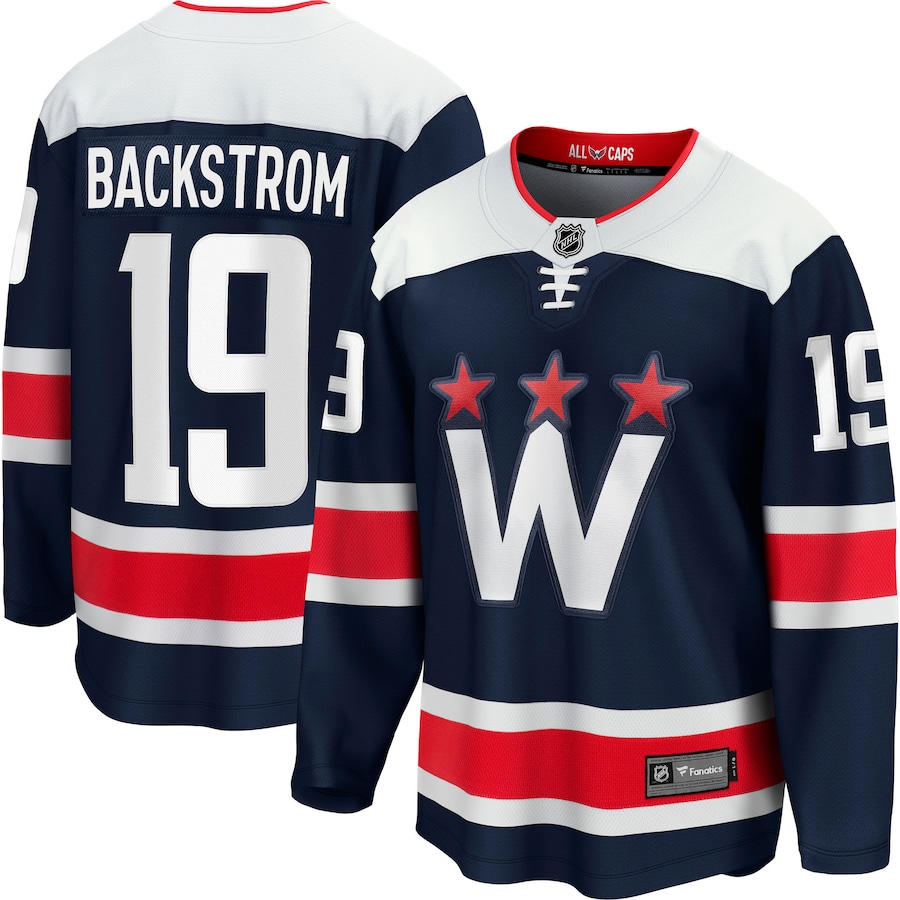 Men's Washington Capitals Nicklas Backstrom Fanatics Navy Alternate Premier Breakaway Player Jersey - Puhuasuan