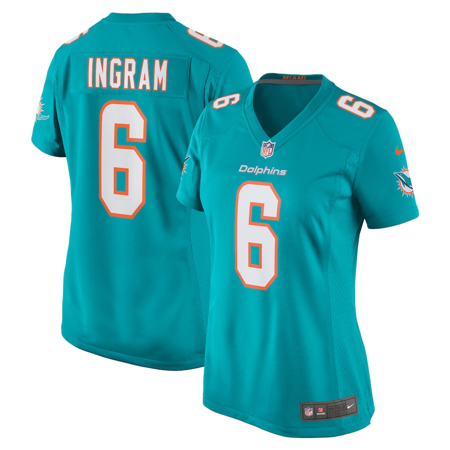 Women's Miami Dolphins Melvin Ingram Nike Aqua Home Game Player Jersey - Puhuasuan