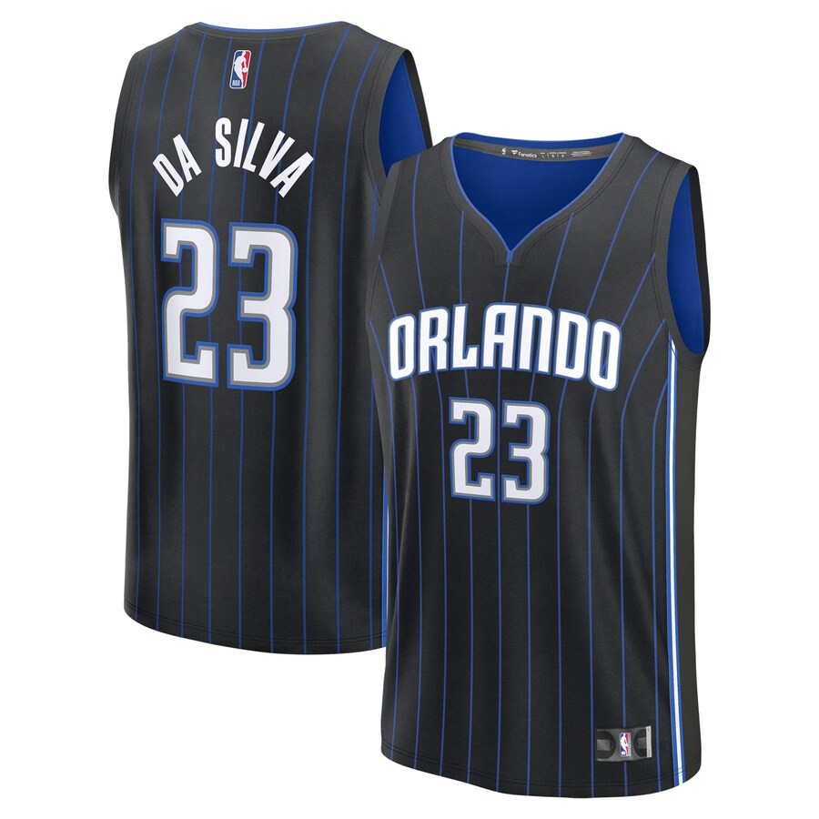 Youth Orlando Magic Tristan da Silva Fanatics Black 2024 NBA Draft Fast Break Player Jersey - Icon Edition - Puhuasuan