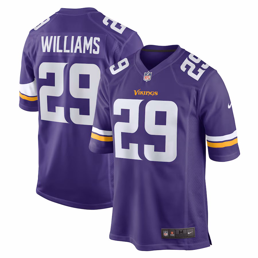 Women's Minnesota Vikings Joejuan Williams Nike Purple Game Jersey - Puhuasuan