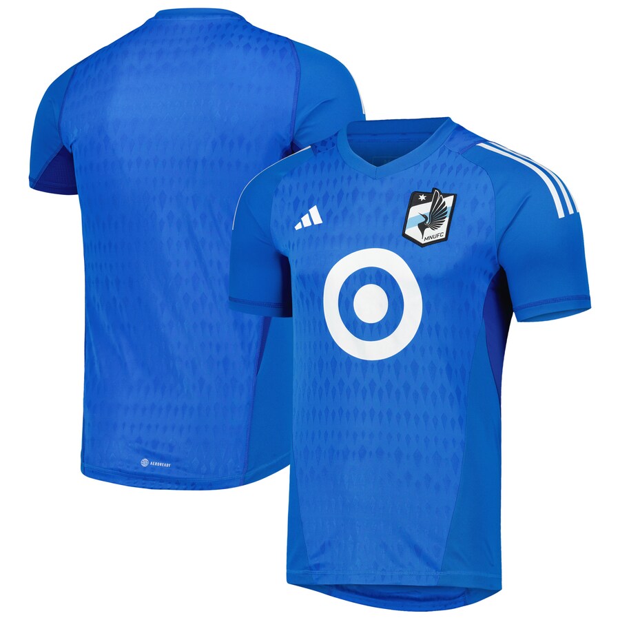 Men's Minnesota United FC adidas Blue 2023 Replica Goalkeeper Jersey - Puhuasuan