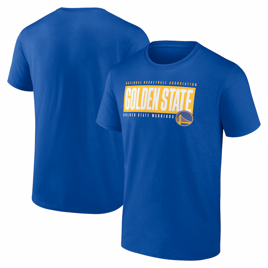 Men's Golden State Warriors Fanatics Royal Box Out T-Shirt - Puhuasuan