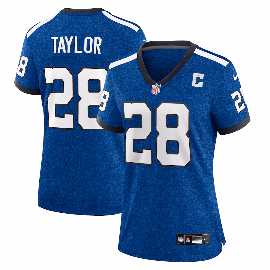 Women's Indianapolis Colts Jonathan Taylor Nike Royal Indiana Nights Alternate Game Jersey - Puhuasuan