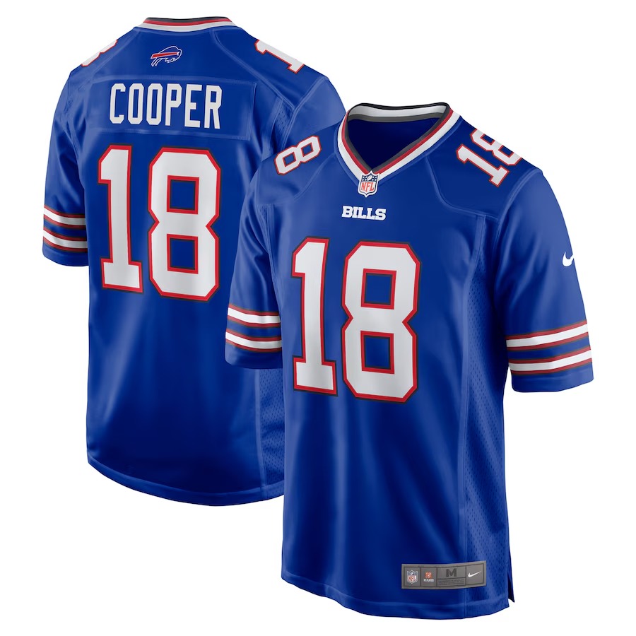 Men's Buffalo Bills Amari Cooper Nike Royal Game Jersey - Puhuasuan