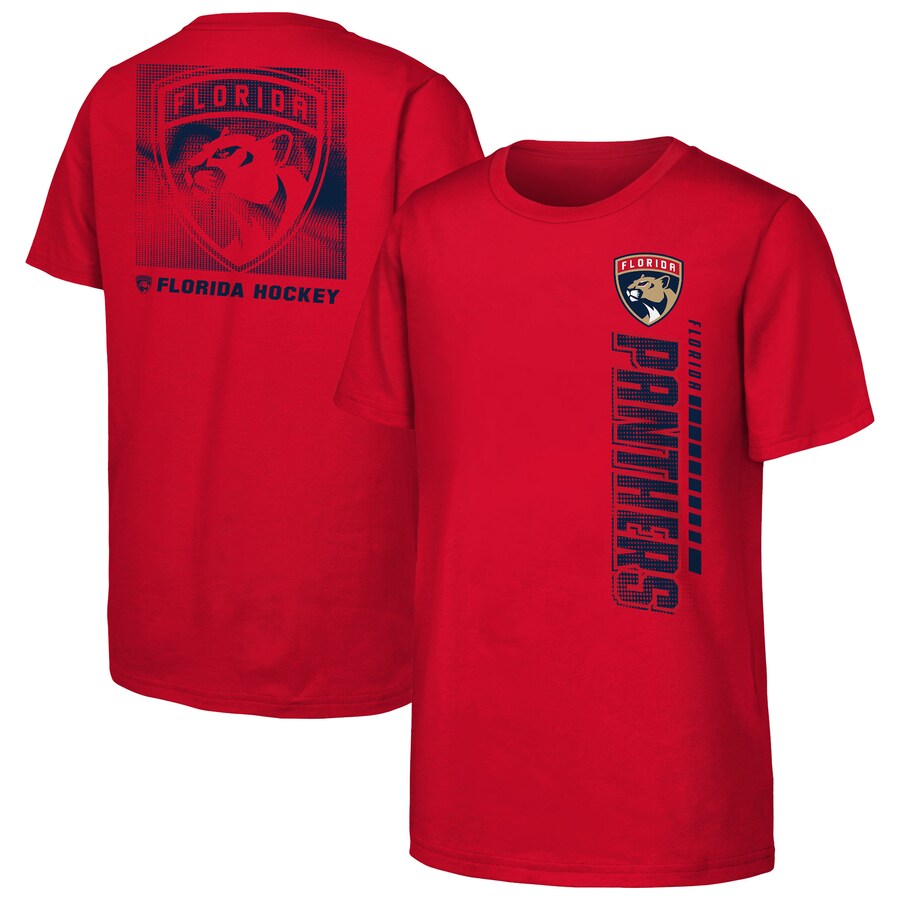 Youth Florida Panthers Red Atmosphere T-Shirt - Puhuasuan