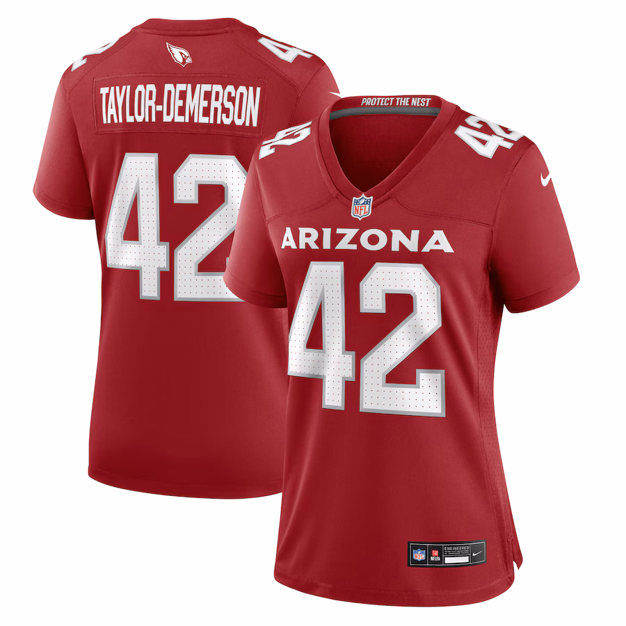 Women's Arizona Cardinals Dadrion Taylor-Demerson Nike Cardinal Game Jersey - Puhuasuan