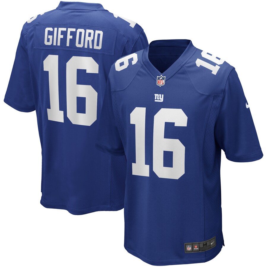 Men's New York Giants Frank Gifford Nike Royal Game Retired Player Jersey - Puhuasuan
