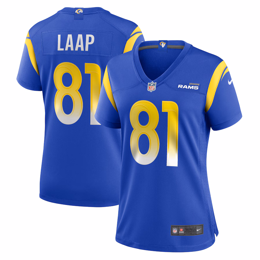 Women's Los Angeles Rams JJ Laap Nike  Royal Game Jersey - Puhuasuan