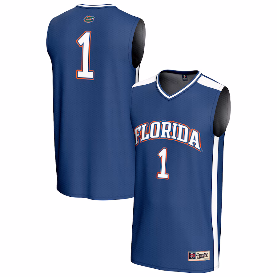 Unisex GameDay Greats #1 Royal Florida Gators Lightweight Basketball Fashion Jersey - Puhuasuan