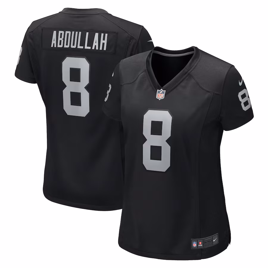 Women's Las Vegas Raiders Ameer Abdullah Nike Black Game Jersey - Puhuasuan