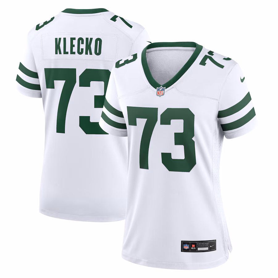 Women's New York Jets Joe Klecko Nike White Legacy Retired Player Game Jersey - Puhuasuan