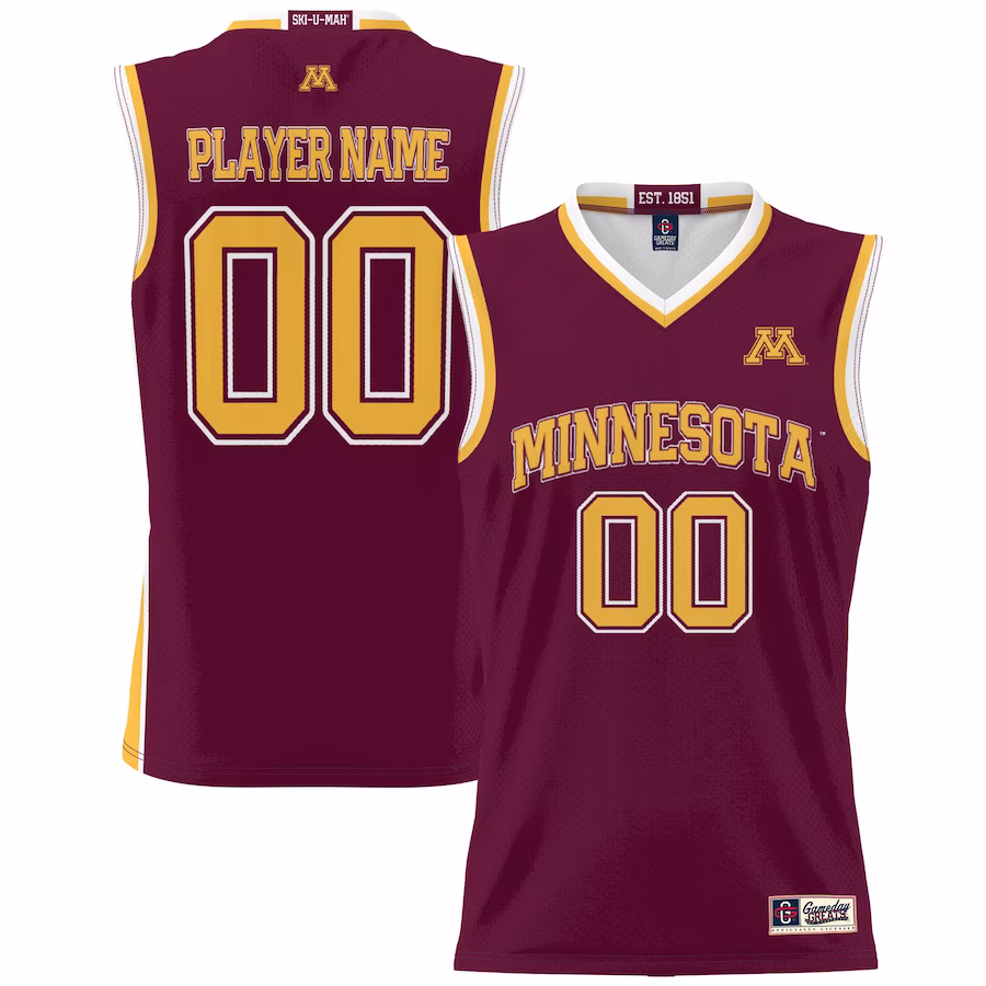 Minnesota Golden Gophers GameDay Greats Men's NIL Pick-A-Player Lightweight Basketball Jersey - Maroon - Puhuasuan