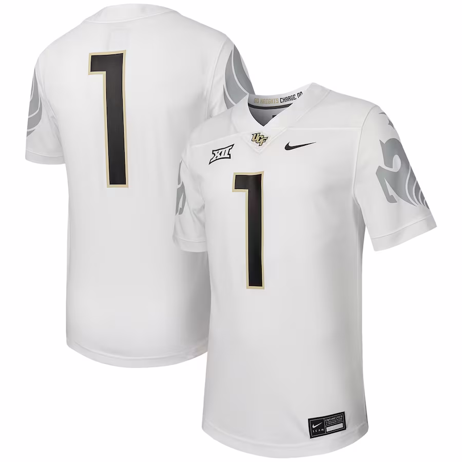 #1 UCF Knights Nike Untouchable Football Replica Jersey - White - Puhuasuan