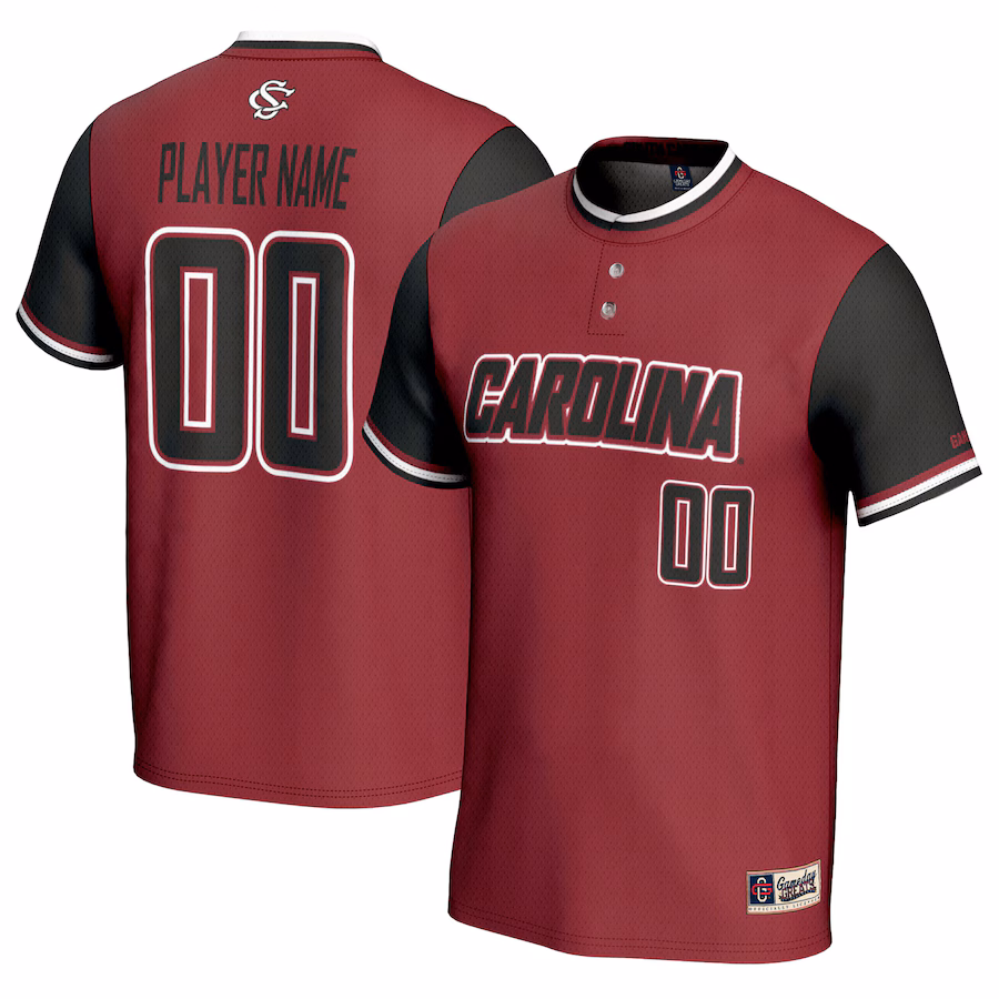 South Carolina Gamecocks GameDay Greats Unisex NIL Pick-A-Player Lightweight Softball Jersey - Garnet - Puhuasuan