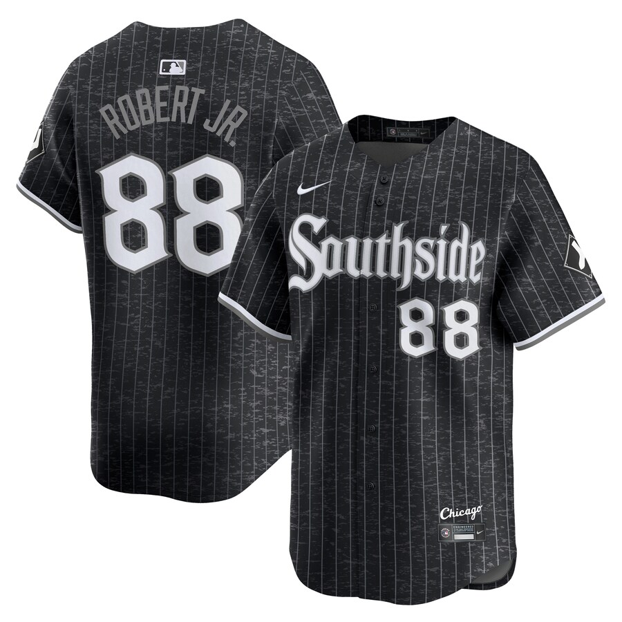 Men's Chicago White Sox Luis Robert Jr. Nike Black City Connect Limited Player Jersey - Puhuasuan