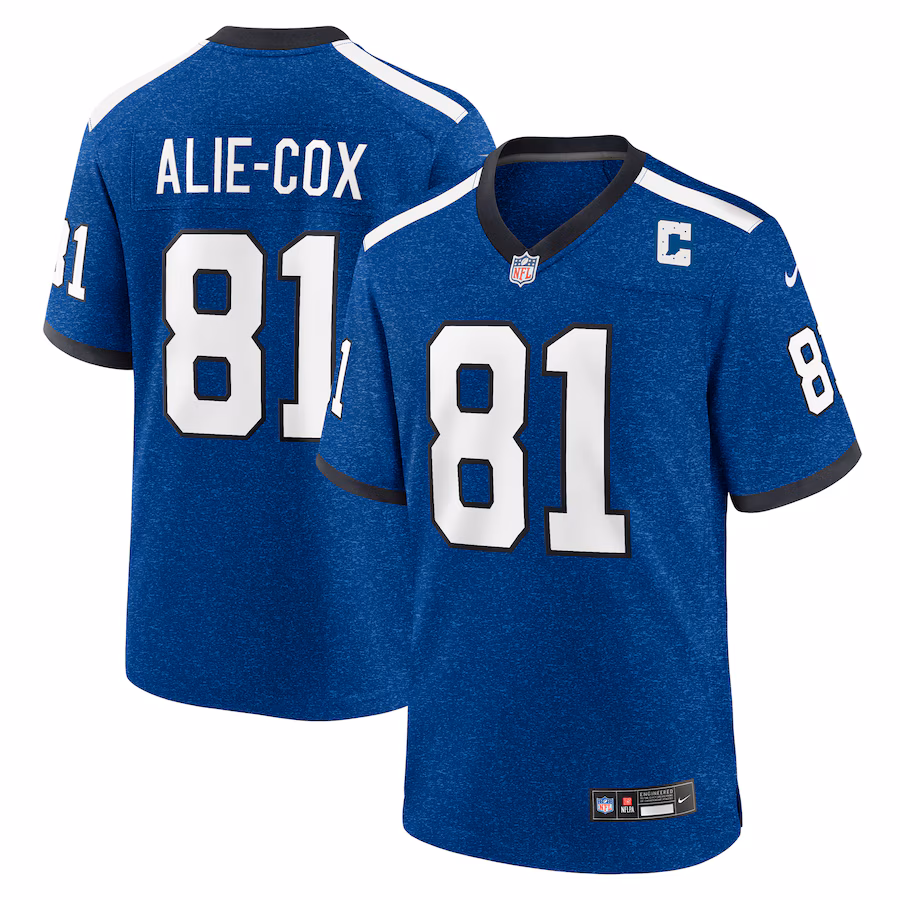 Men's Indianapolis Colts Mo Alie Cox Nike Royal Indiana Nights Alternate Game Jersey - Puhuasuan