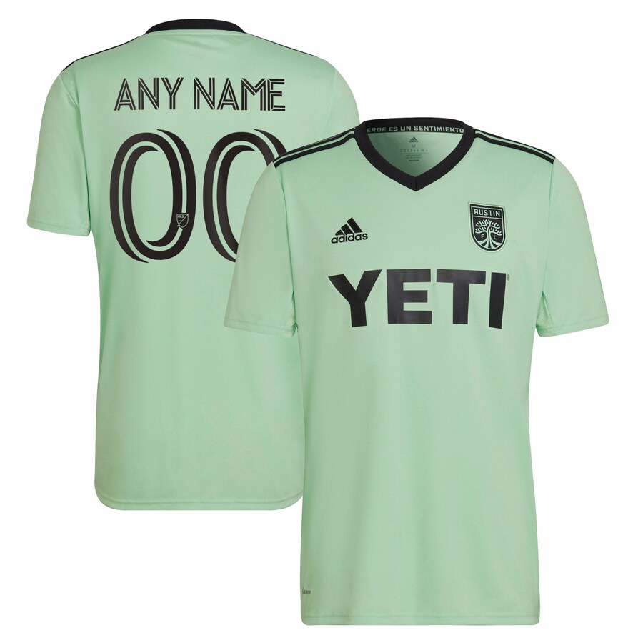 Men's Austin FC adidas Mint 2022 The Sentimiento Kit Replica Custom Jersey - Puhuasuan