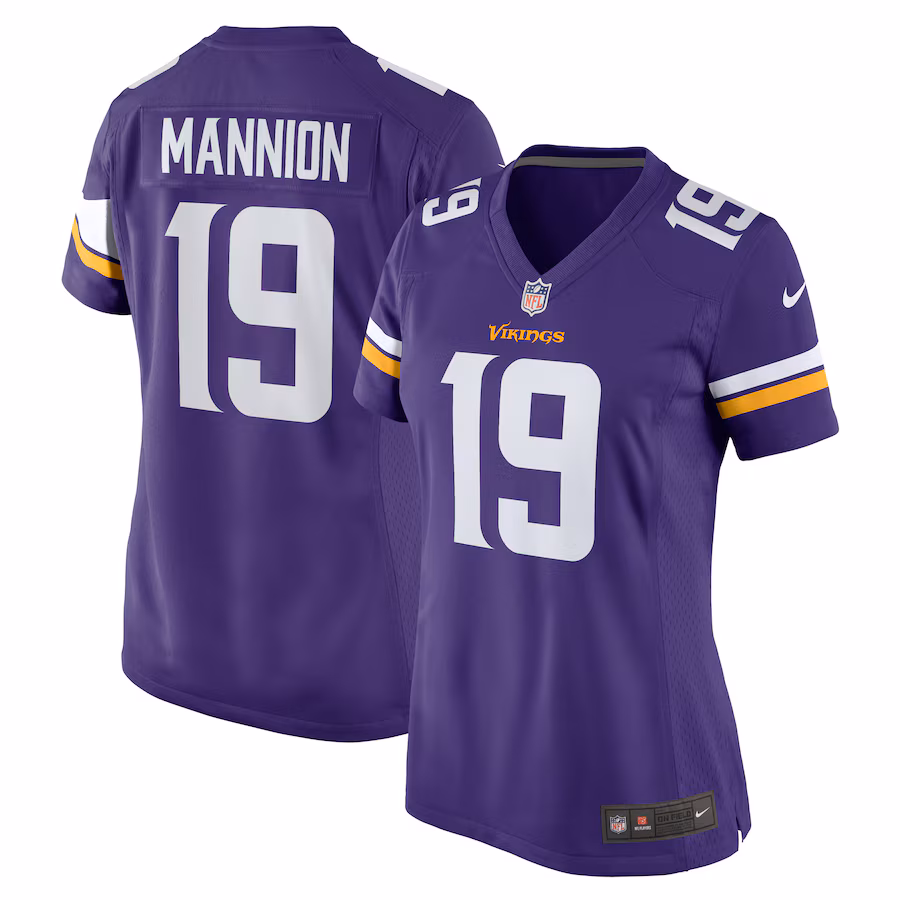 Women's Minnesota Vikings Sean Mannion Nike  Purple  Game Jersey - Puhuasuan