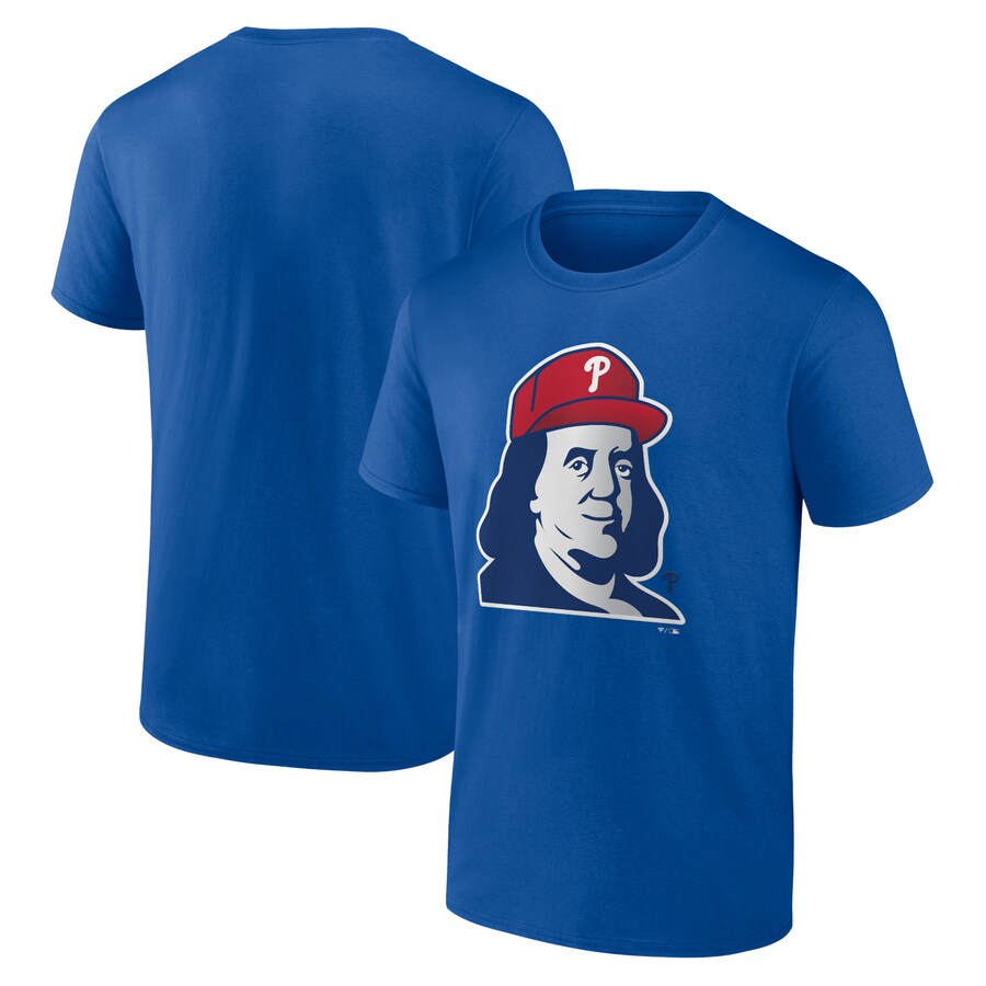 Men's Philadelphia Phillies Royal Big Ben T-Shirt - Puhuasuan