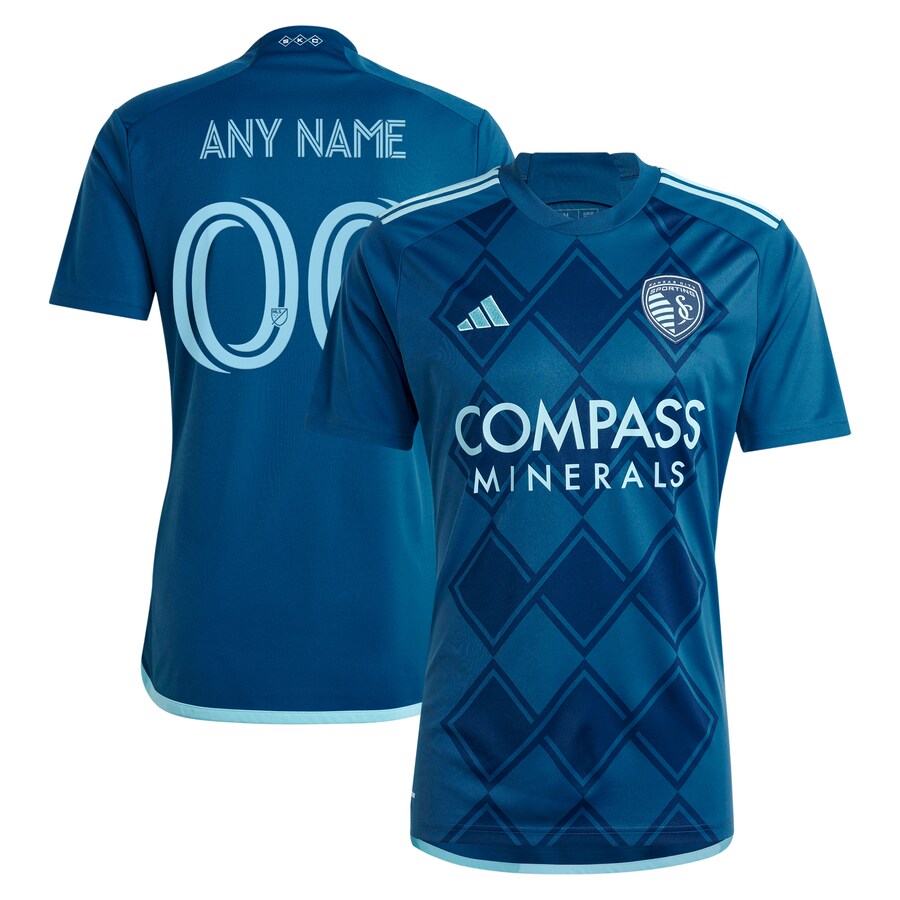 Men's Sporting Kansas City  adidas Navy 2024 Diamonds Our Forever Replica Custom Jersey - Puhuasuan
