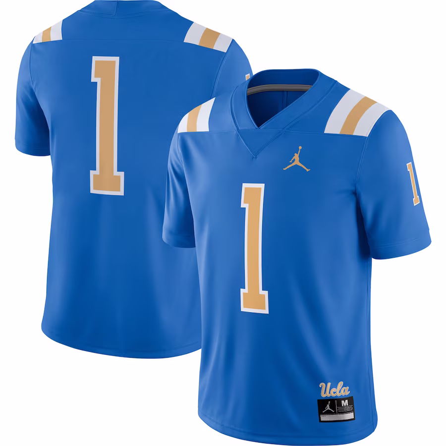 #1 UCLA Bruins Jordan Brand Game Jersey - Blue - Puhuasuan
