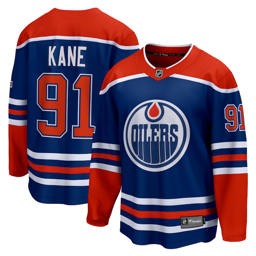Men's Edmonton Oilers Evander Kane Fanatics Royal Home Breakaway Player Jersey - Puhuasuan