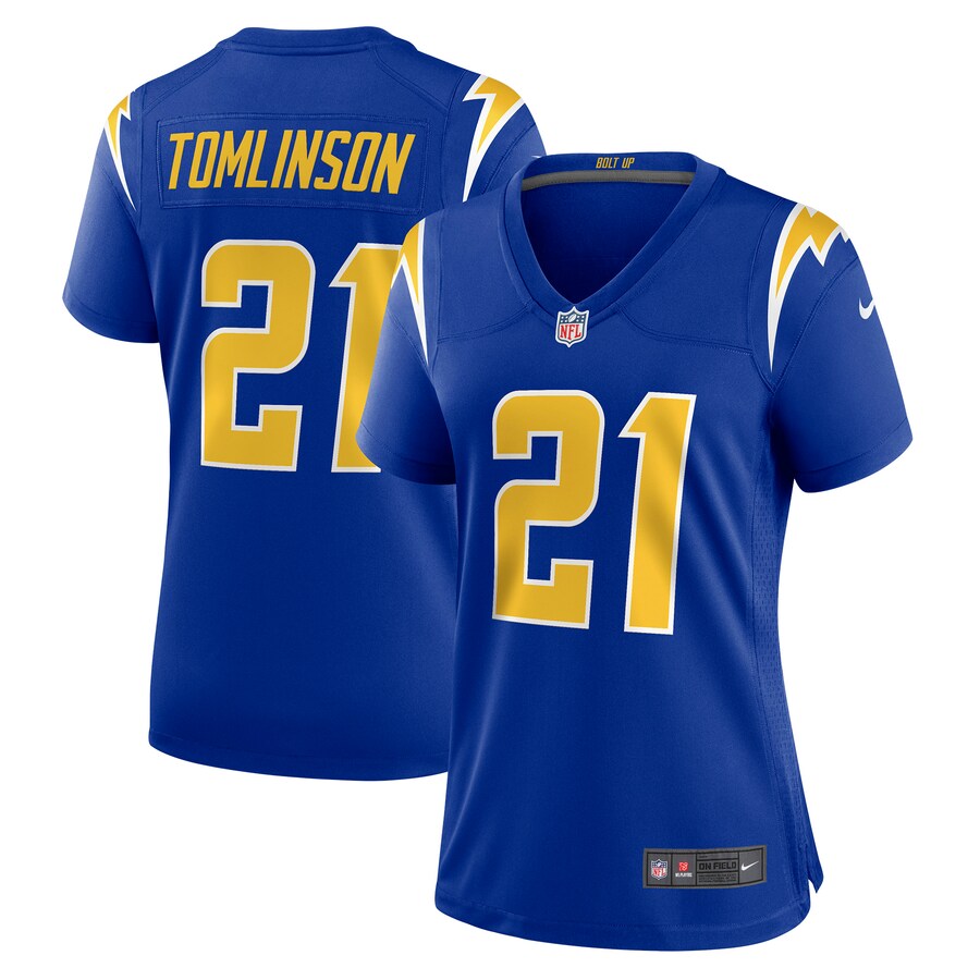 Women's Los Angeles Chargers LaDainian Tomlinson Nike Royal Retired Game Jersey - Puhuasuan