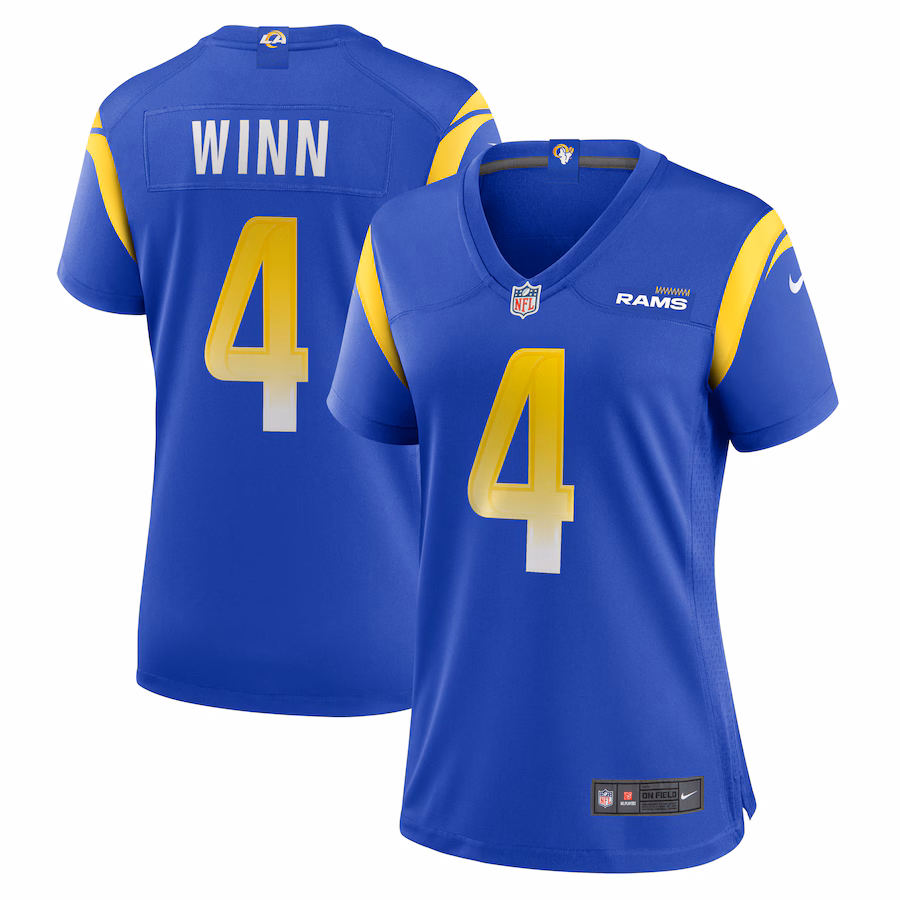 Women's Los Angeles Rams Dresser Winn Nike  Royal Team Game Jersey - Puhuasuan