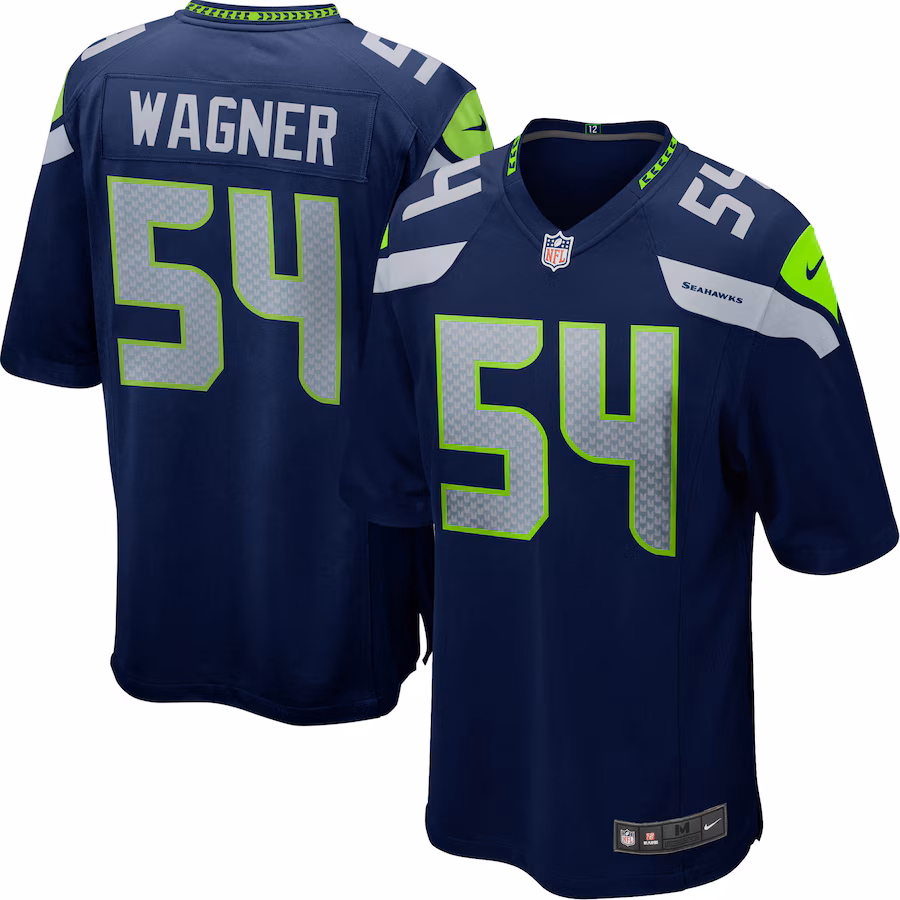 Youth Seattle Seahawks Bobby Wagner Nike Navy Game Jersey - Puhuasuan