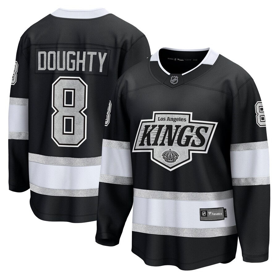 Men's Los Angeles Kings Drew Doughty Fanatics Black Home Premier Breakaway Player Jersey - Puhuasuan