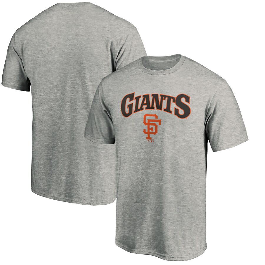Men's San Francisco Giants Heather Gray Cooperstown Collection Wahconah T-Shirt - Puhuasuan