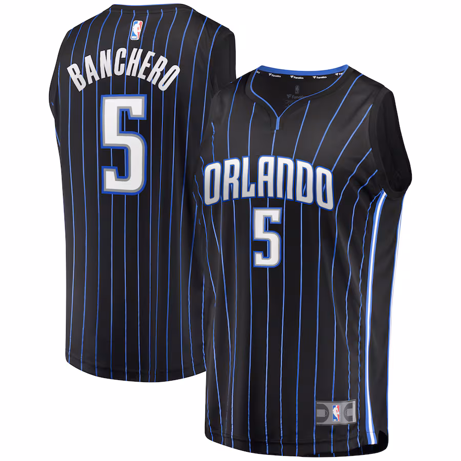 Youth Orlando Magic Paolo Banchero Fanatics Black Fast Break Player Jersey - Icon Edition - Puhuasuan