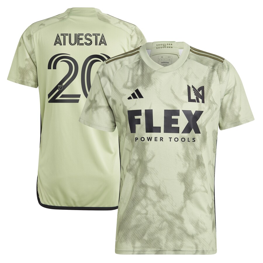 Men's LAFC Eduard Atuesta adidas Green 2024 Smokescreen Replica Player Jersey - Puhuasuan