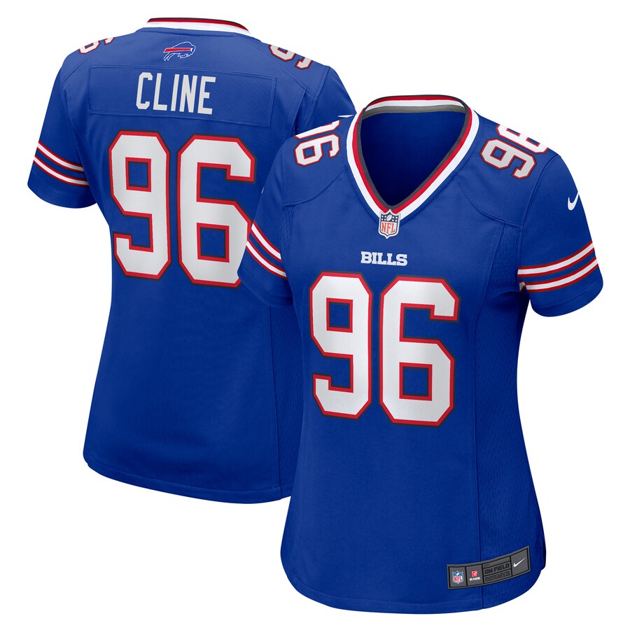 Women's Buffalo Bills Kameron Cline Nike  Royal Team Game Jersey - Puhuasuan