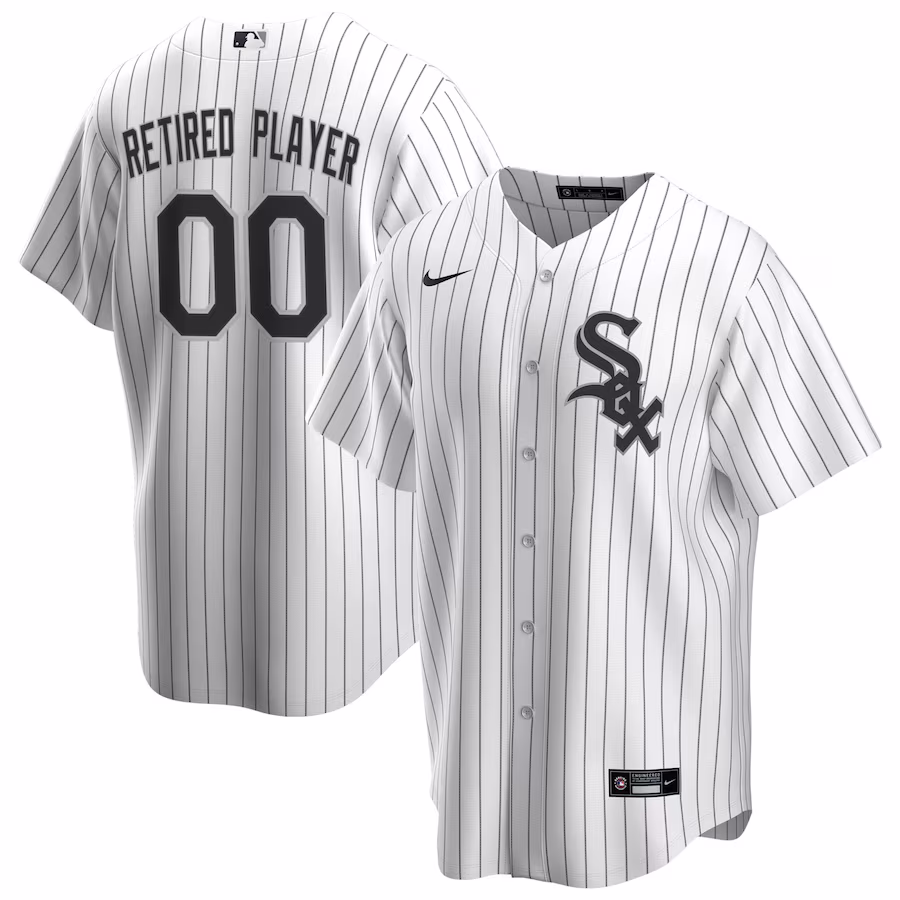Men's Chicago White Sox Nike White Home Pick-A-Player Retired Roster Replica Jersey - Puhuasuan