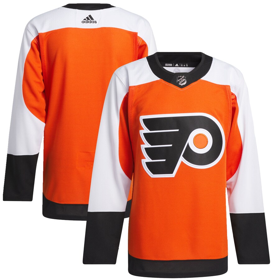 Men's Philadelphia Flyers  adidas Burnt Orange Home Primegreen Authentic Jersey - Puhuasuan