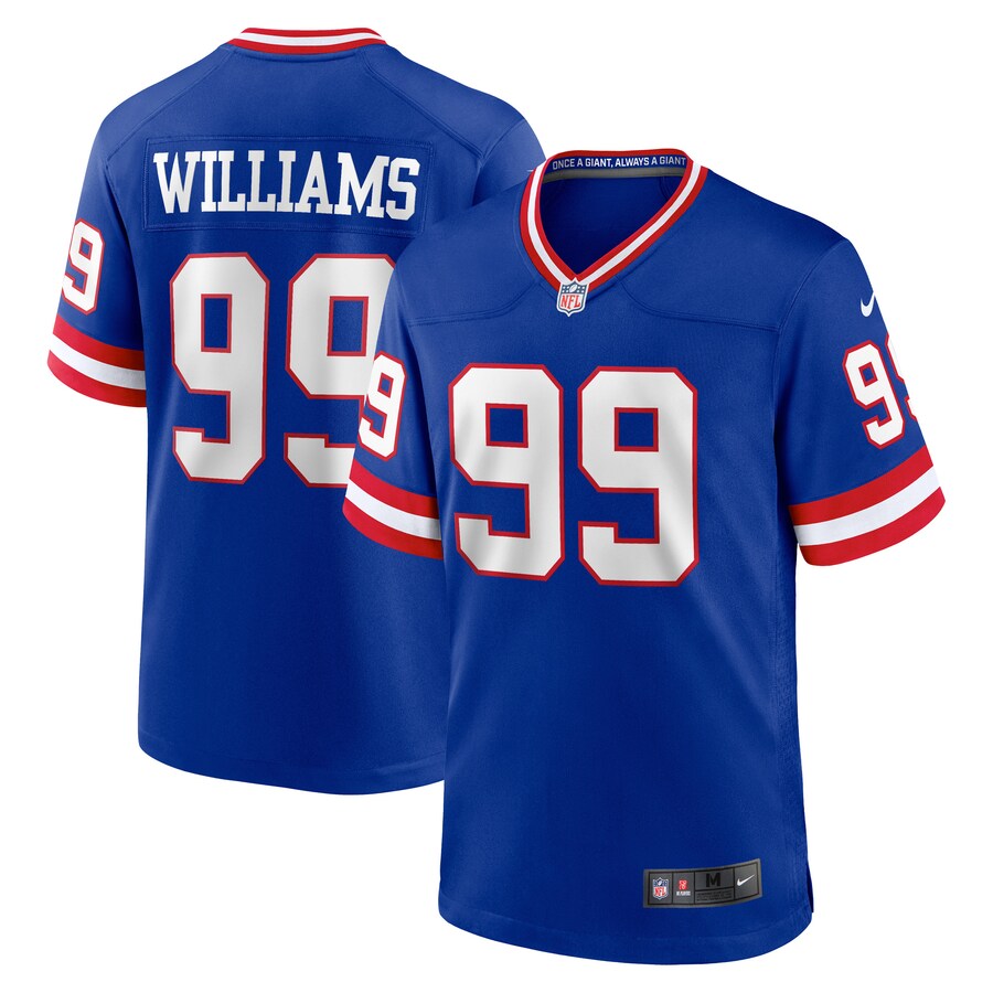 Men's New York Giants Leonard Williams Nike Royal Classic Player Game Jersey - Puhuasuan