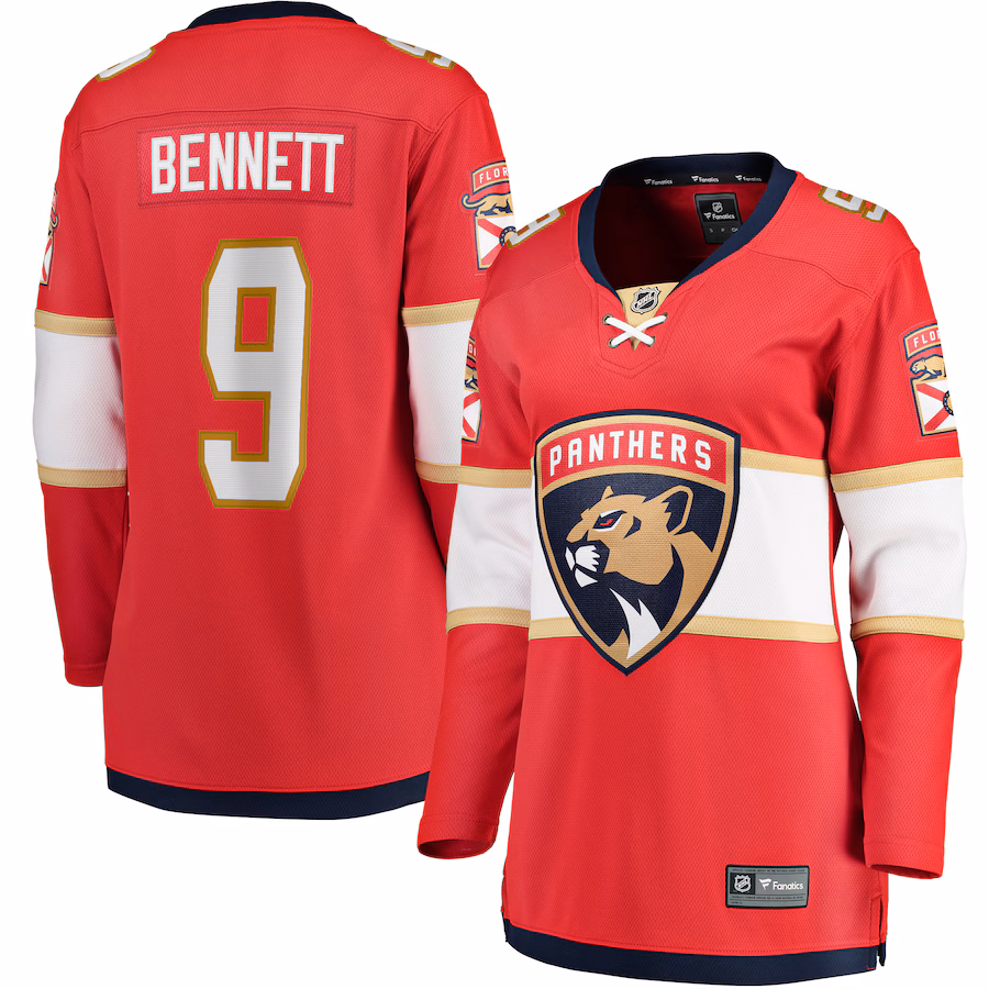 Women's Florida Panthers Sam Bennett Fanatics Red Home Breakaway Replica Jersey - Puhuasuan