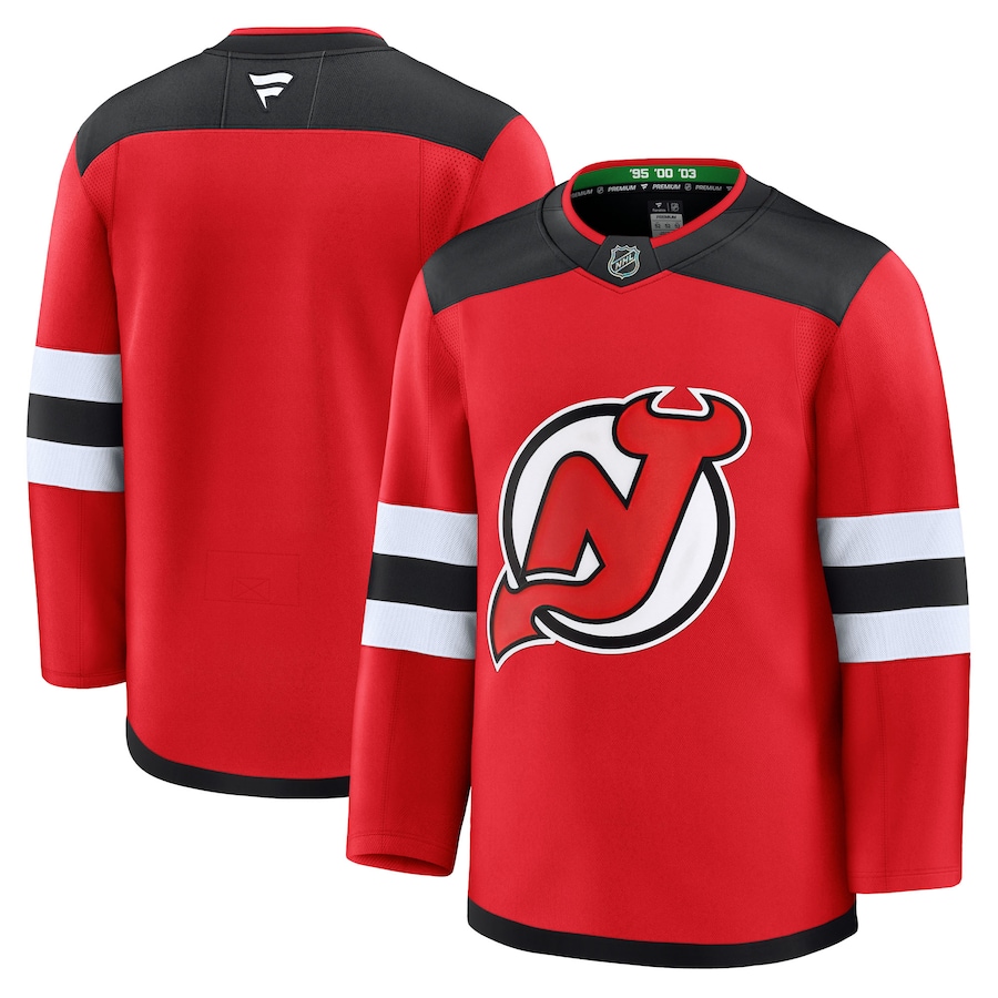 Men's New Jersey Devils Fanatics Red Home Premium Jersey - Puhuasuan